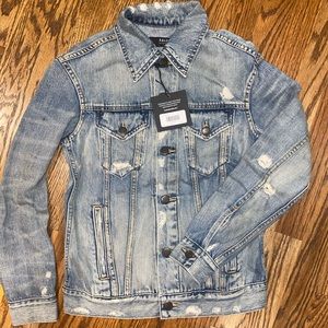 NWT ABLE Merly Distressed Jean Jacket